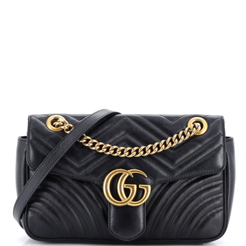 Gucci Gg Marmont Flap Bag Matelasse