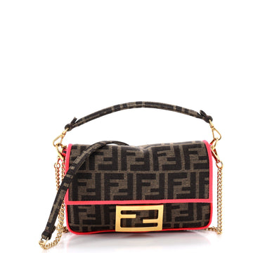 Fendi Baguette Nm Bag Zucca Canvas Mini