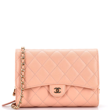 Chanel Phone Holder Zip Around Wallet On