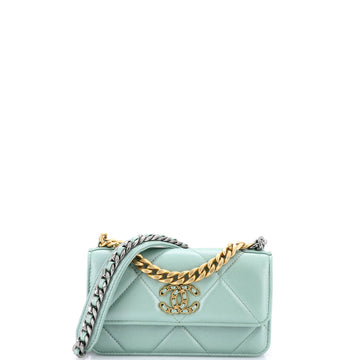 Chanel 19 Flap Phone Holder With Chain