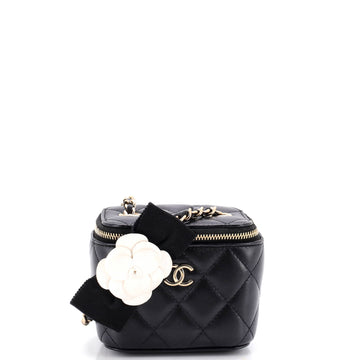 Chanel Camellia Bow Vanity Case With