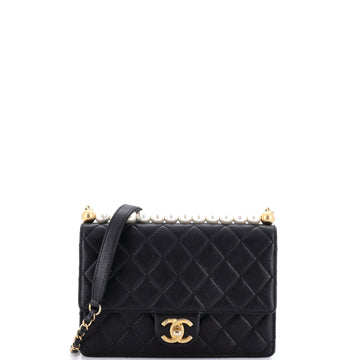 Chanel Chic Pearls Flap Bag Quilted