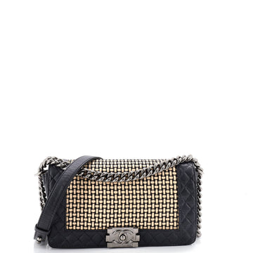 Chanel Reverso Boy Flap Bag Woven