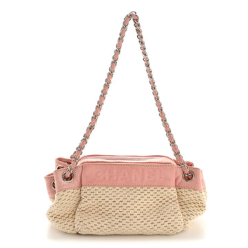 Chanel Canvas Woven Lambskin Lax
