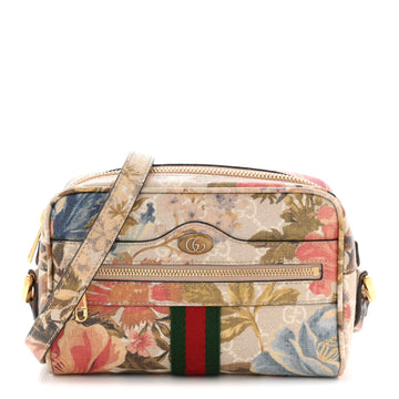 Gucci Gg Supreme Water Flora Web Mini