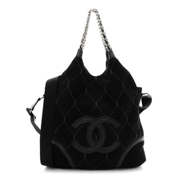 Chanel Microsuede Quilted Rodeo Drive