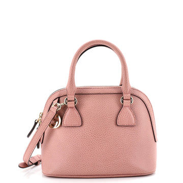 Gucci Convertible Dome Satchel Leather