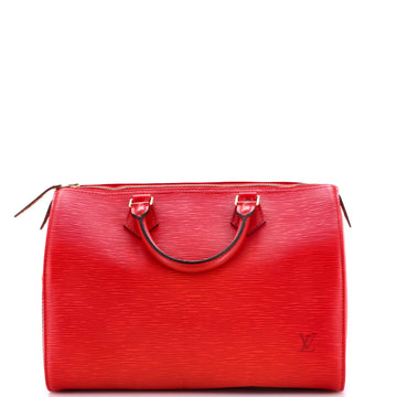 Louis Vuitton Speedy Handbag Epi Leather
