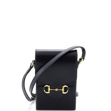 Gucci Horsebit Crossbody Bag Leather