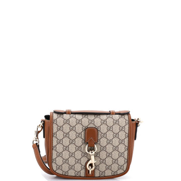 Gucci Gg Emblem Flap Crossbody Bag