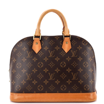 Louis Vuitton Alma Handbag Canvas Pm