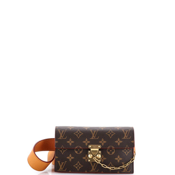 Louis Vuitton S Lock Belt Pouch Canvas