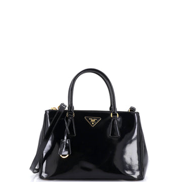 Prada Double Zip Lux Tote Spazzolato