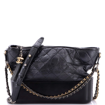 Chanel Gabrielle Hobo Quilted Aged