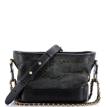 Chanel Gabrielle Hobo Python Small