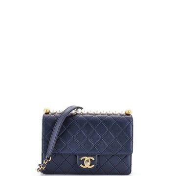 Chanel Chic Pearls Flap Bag Quilted