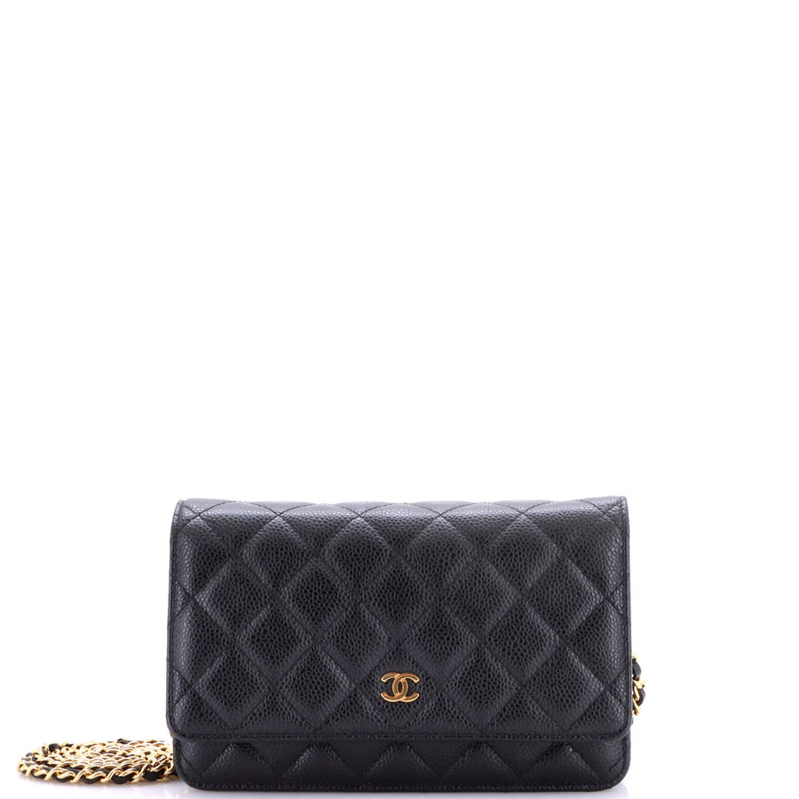 Chanel Wallet On Chain Quilted Caviar