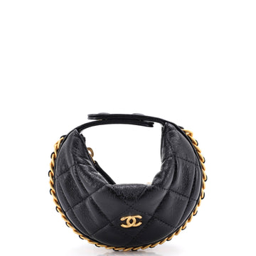 Chanel Chain Around Hobo Pouch Quilted