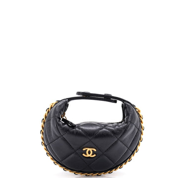 Chanel Chain Around Hobo Pouch Quilted