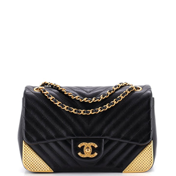 Chanel Rock The Corner Flap Bag Chevron