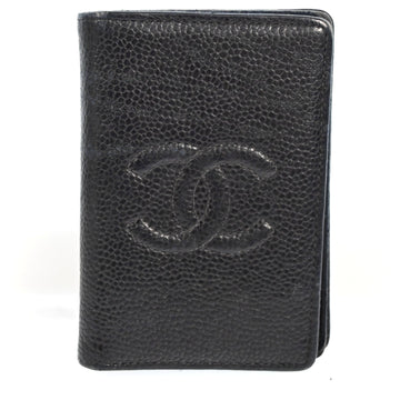 Chanel Leather Cc Logo Card Case