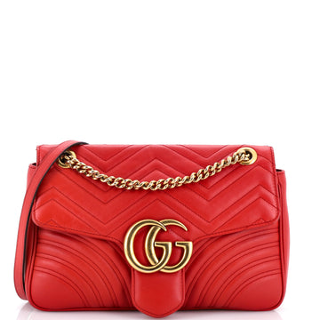 Gucci Gg Marmont Flap Bag Matelasse