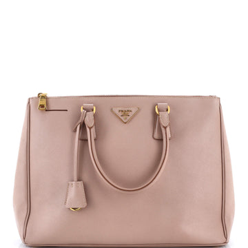 Prada Double Zip Lux Tote Saffiano