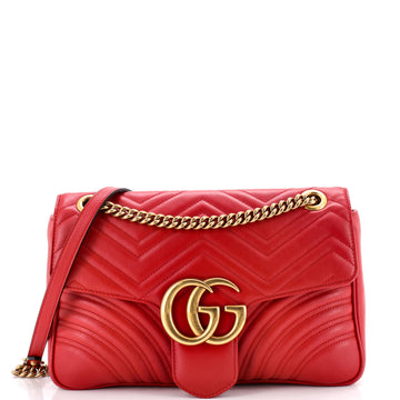 Gucci Gg Marmont Flap Bag Matelasse