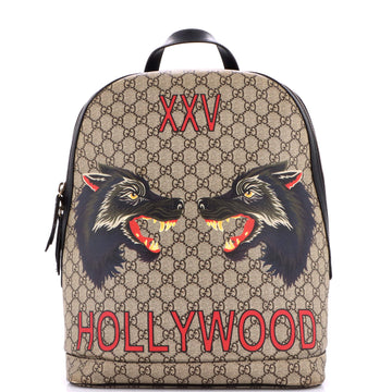 Gucci Zip Around Backpack Printed Gg