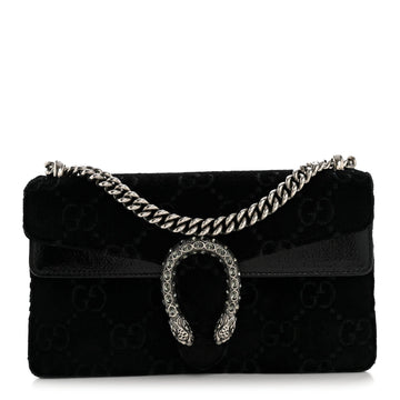 Gucci Velvet Skipper Crystal Gg Small