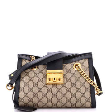 Gucci Padlock Chain Tote Gg Coated