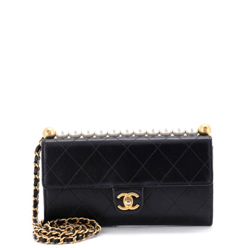 Chanel Chic Pearls Clutch With Chain