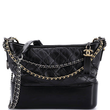 Chanel Gabrielle Hobo Quilted Aged