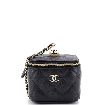 Chanel Classic Pearl Vanity Case With