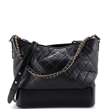 Chanel Gabrielle Hobo Quilted Aged