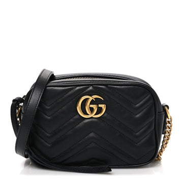 Gucci Calfskin Matelasse Mini Gg Marmont