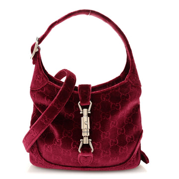 Gucci New Velvet Ashmir Gg Small Jackie
