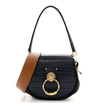 Chloe Calfskin Crocodile Embossed Small