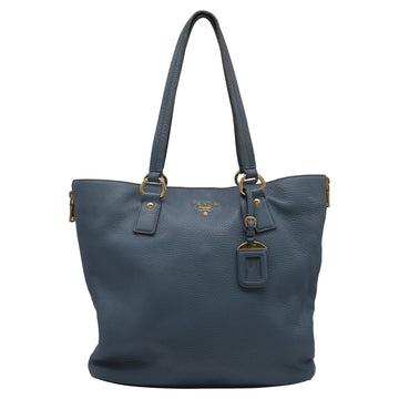 Prada Side Zip Shopper Tote Vitello