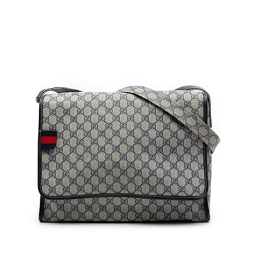 Gucci Web Loop Messenger Gg Coated