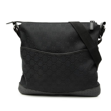 Gucci Zip Messenger Bag Gg Canvas With