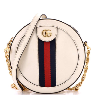 Gucci Ophidia Round Shoulder Bag Leather