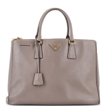 Prada Double Zip Lux Tote Saffiano