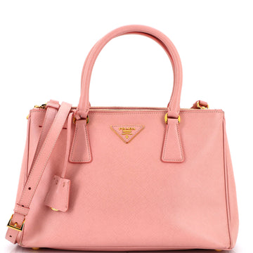 Prada Galleria Double Zip Tote Saffiano