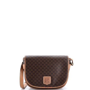 Celine Vintage Saddle Flap Shoulder Bag