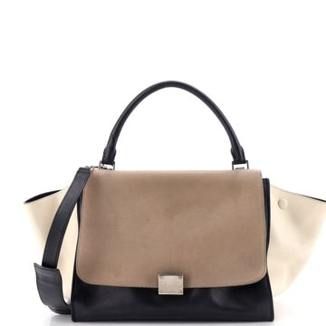 Celine Tricolor Trapeze Bag Leather