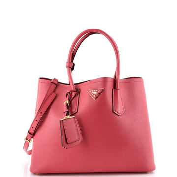 Prada Cuir Double Tote Saffiano Leather