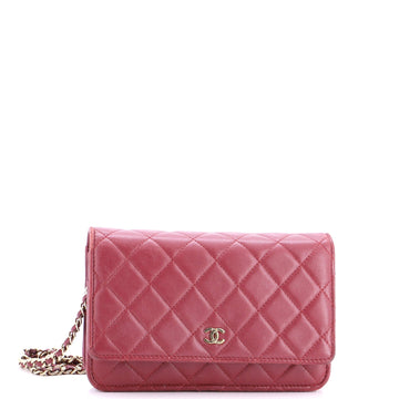 Chanel Wallet On Chain Quilted Lambskin