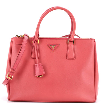 Prada Double Zip Lux Tote Saffiano