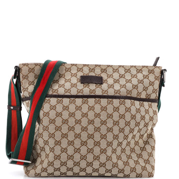 Gucci Front Pocket Web Messenger Gg
